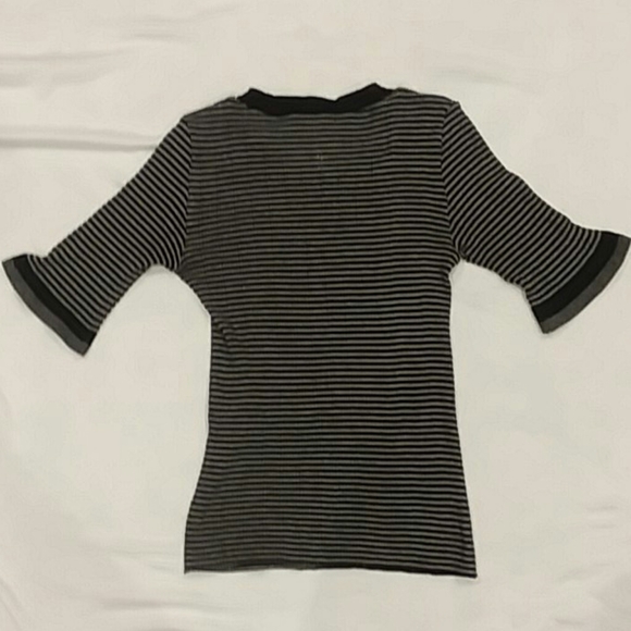 Sonia by Sonia Rykiel Stripe knit top XS France S2016 S/S euc - Picture 5 of 6